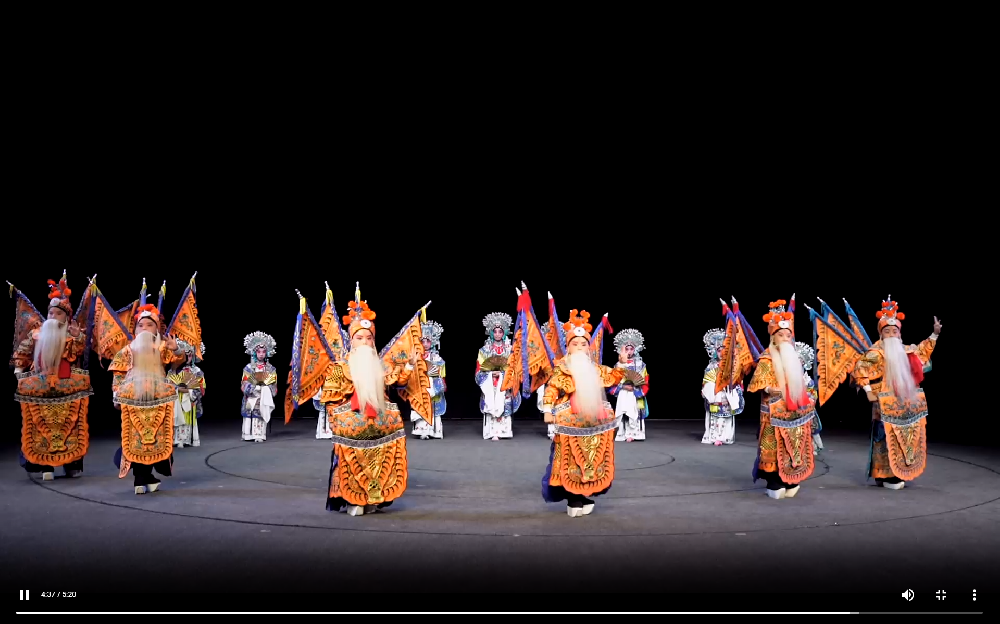 烟台天映艺术培训学校集体节目《梨园新蕊》